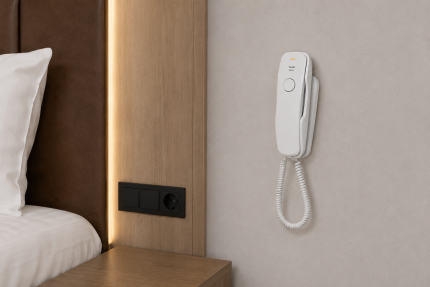 Duvar Tipi Telefon Beyaz